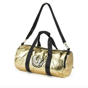 Zumba Fitness Zumba Dance 2020 League Metallic Gold Duffel Bag